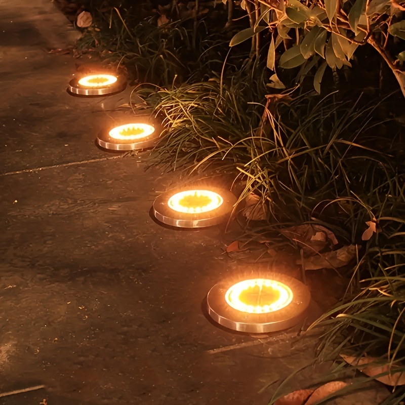 8pcs-Waterproof Garden Path Deck Light