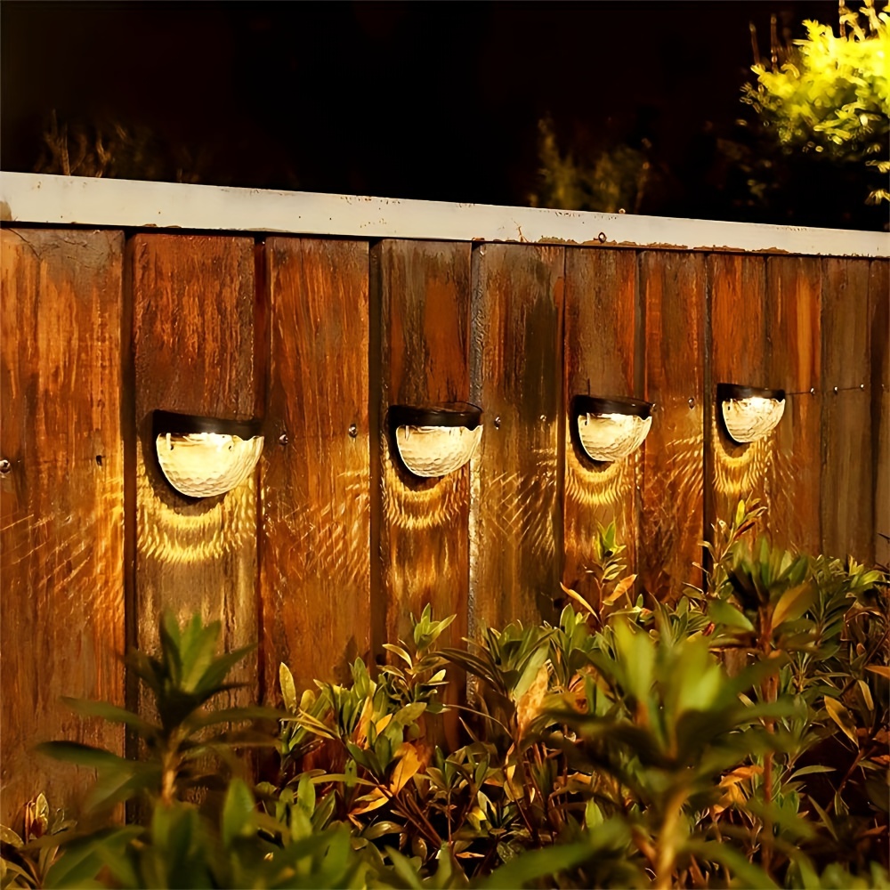 6 Packs Solar Fence Lights