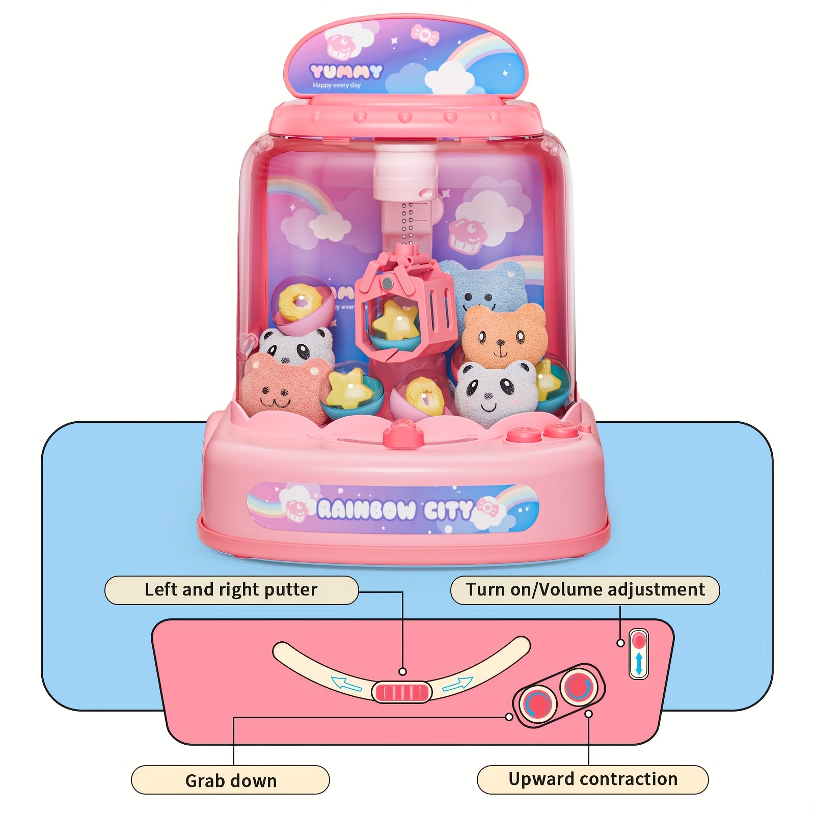 USA Kids' Electronic Claw Machine