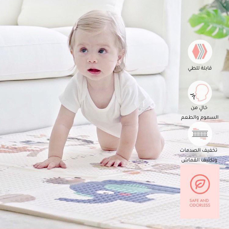 American baby can fold the crawling pad