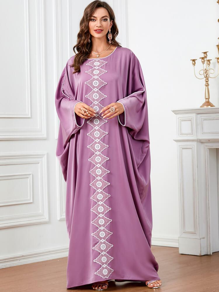 Women's Elegant Solid Color Kaftan