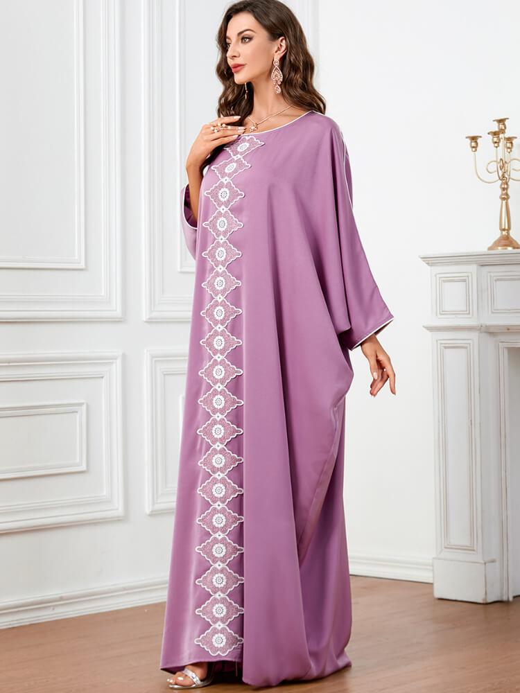 Women's Elegant Solid Color Kaftan