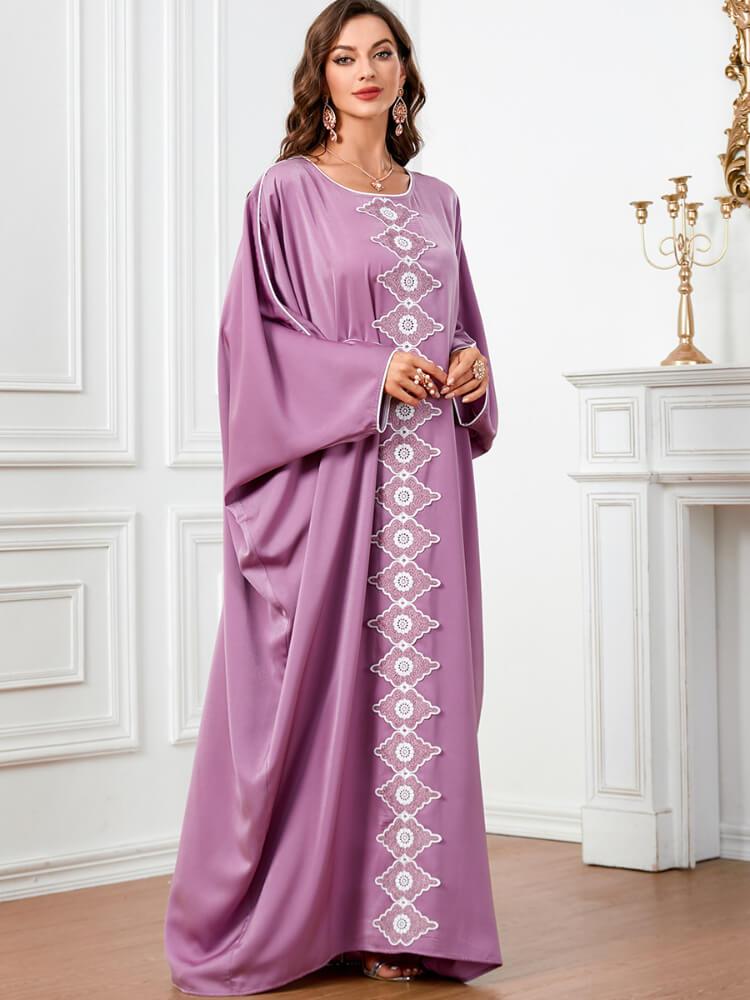 Women's Elegant Solid Color Kaftan