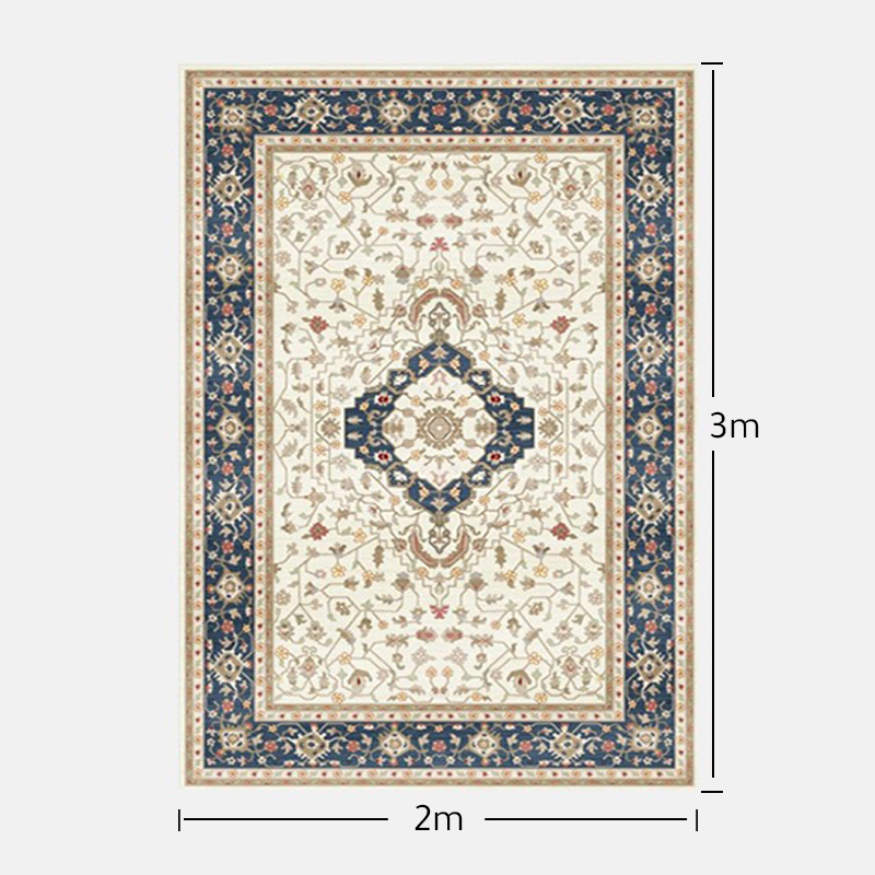 2*3 meters Persian-style printed luxurious carpet