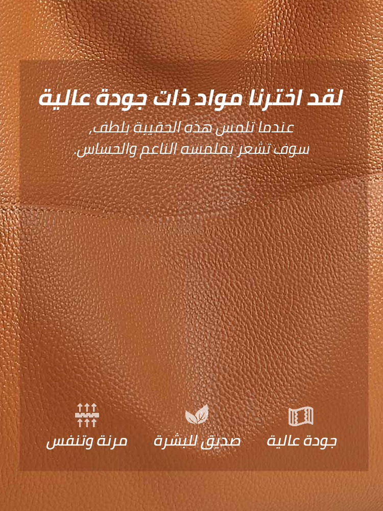 Genuine leather large capacity bucket bag