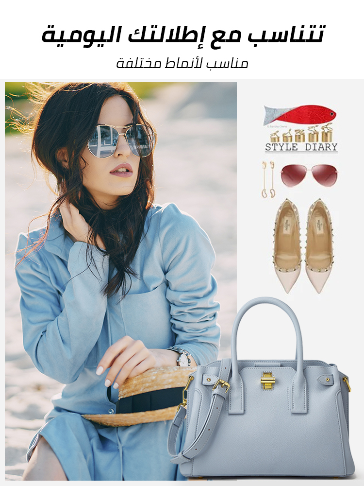 Platinum large -capacity women's bag