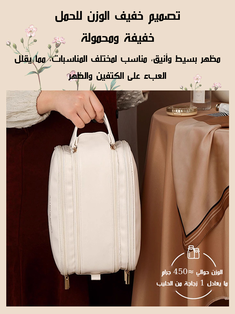 New Large capacity portable cosmetic bag