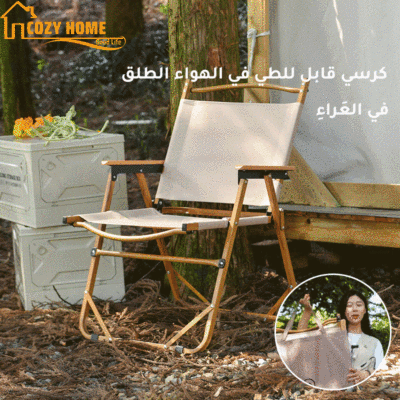 Outdoor portable folding chair