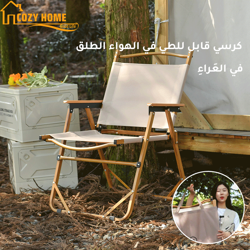 Outdoor portable folding chair