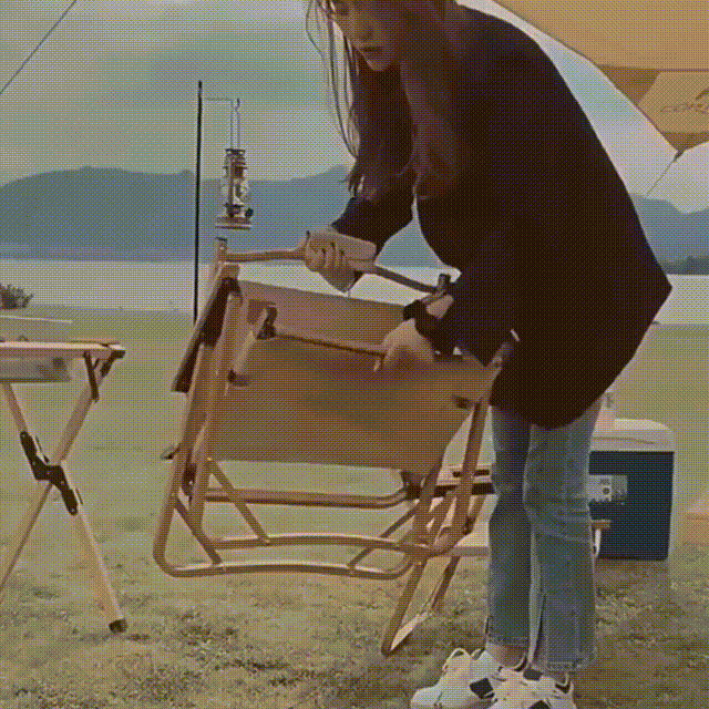 Outdoor portable folding chair