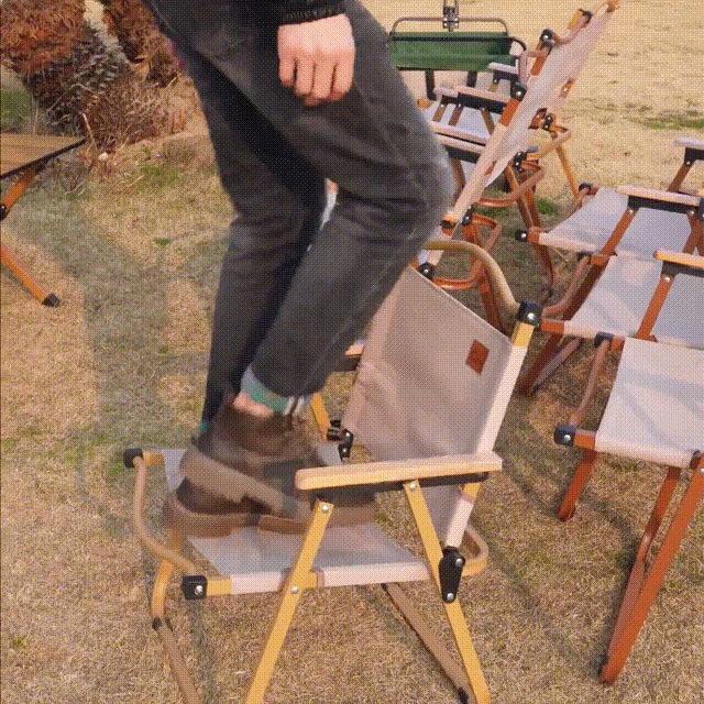 Outdoor portable folding chair