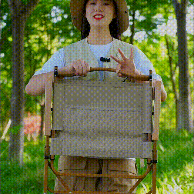 Outdoor portable folding chair