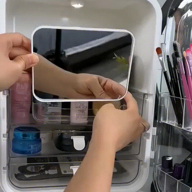 Large capacity light luxury cosmetics storage box