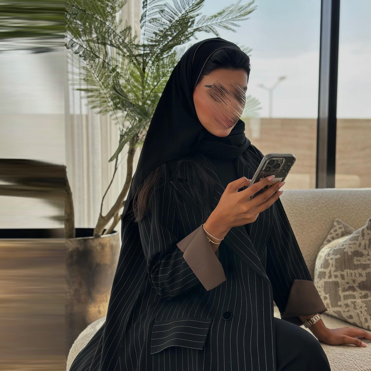 Elegant long skirt commute jacket