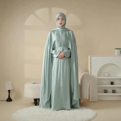 Luxury Wedding Abaya 3 - Piece Bridal Abaya Set