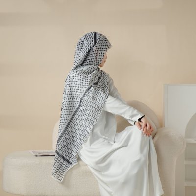Chiffon Keffiyeh Hijab