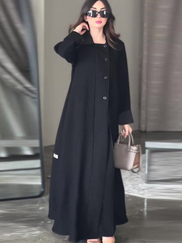 2025 new autumn and winter ladies British style retro jacket mid -length model