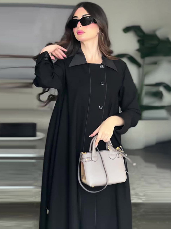 2025 new autumn and winter ladies British style retro jacket mid -length model