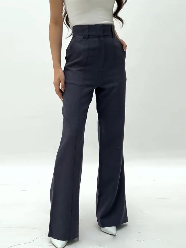 2025 sexy versatile leisure flared pants straight legs