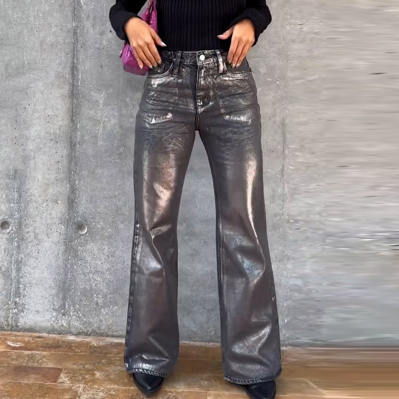 2025 new retro style women's straight jeans