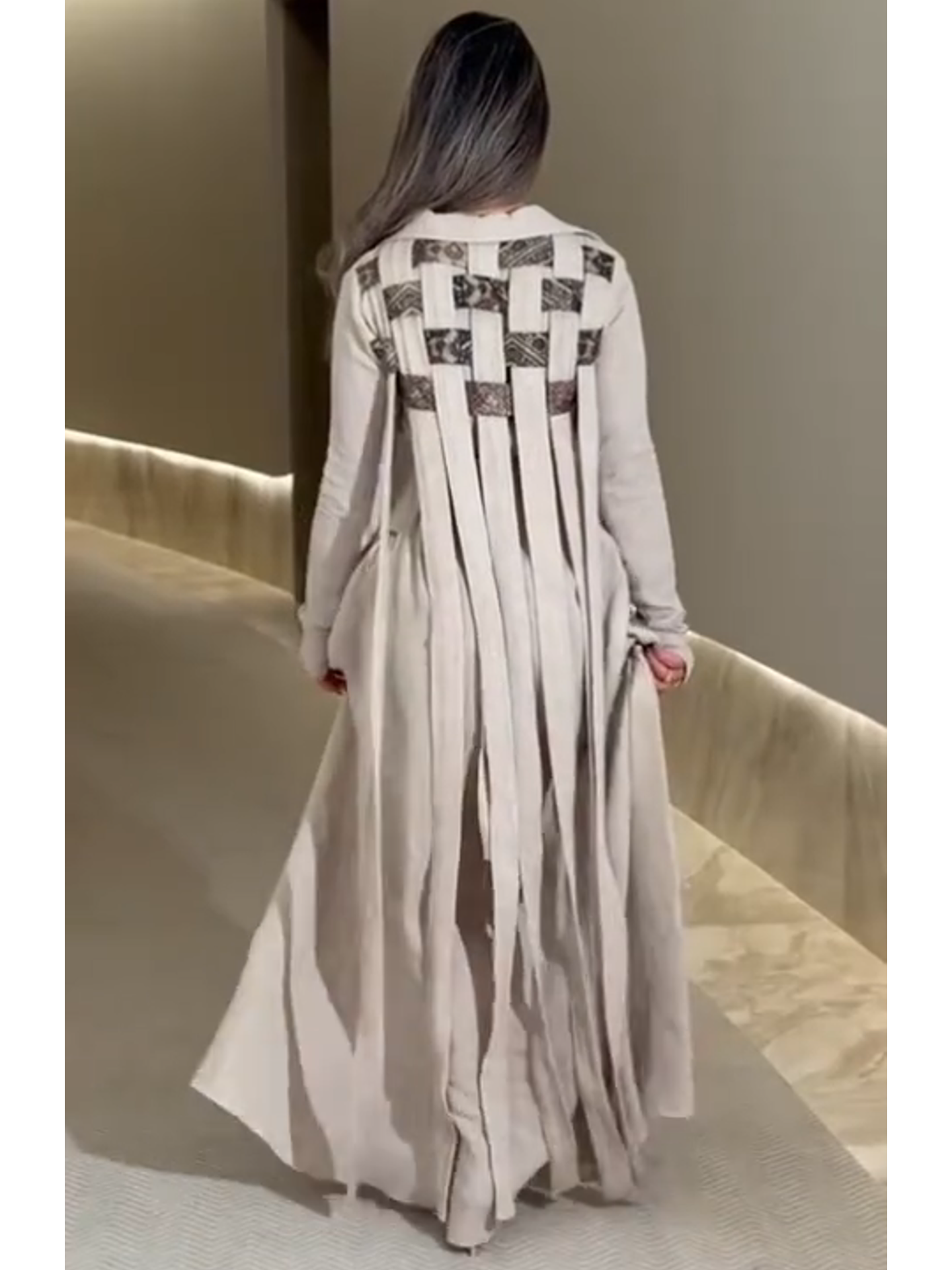 Irregular Splicing Printed Fashion Dresses