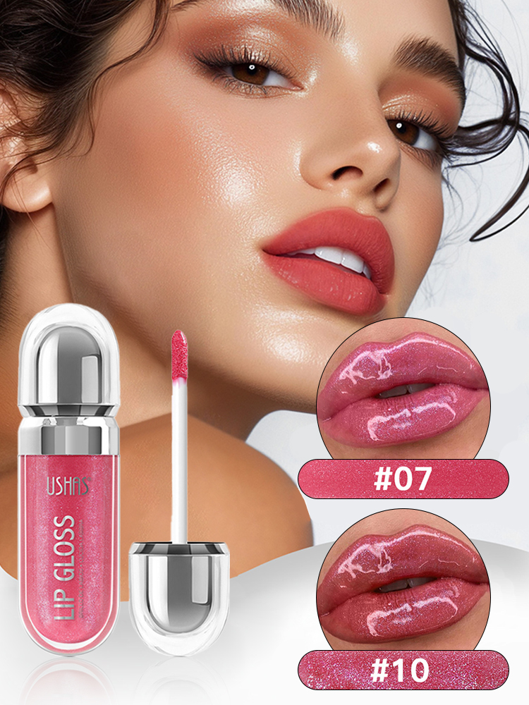 Pearlescent liquid lipstick - long-lasting non-stick cup