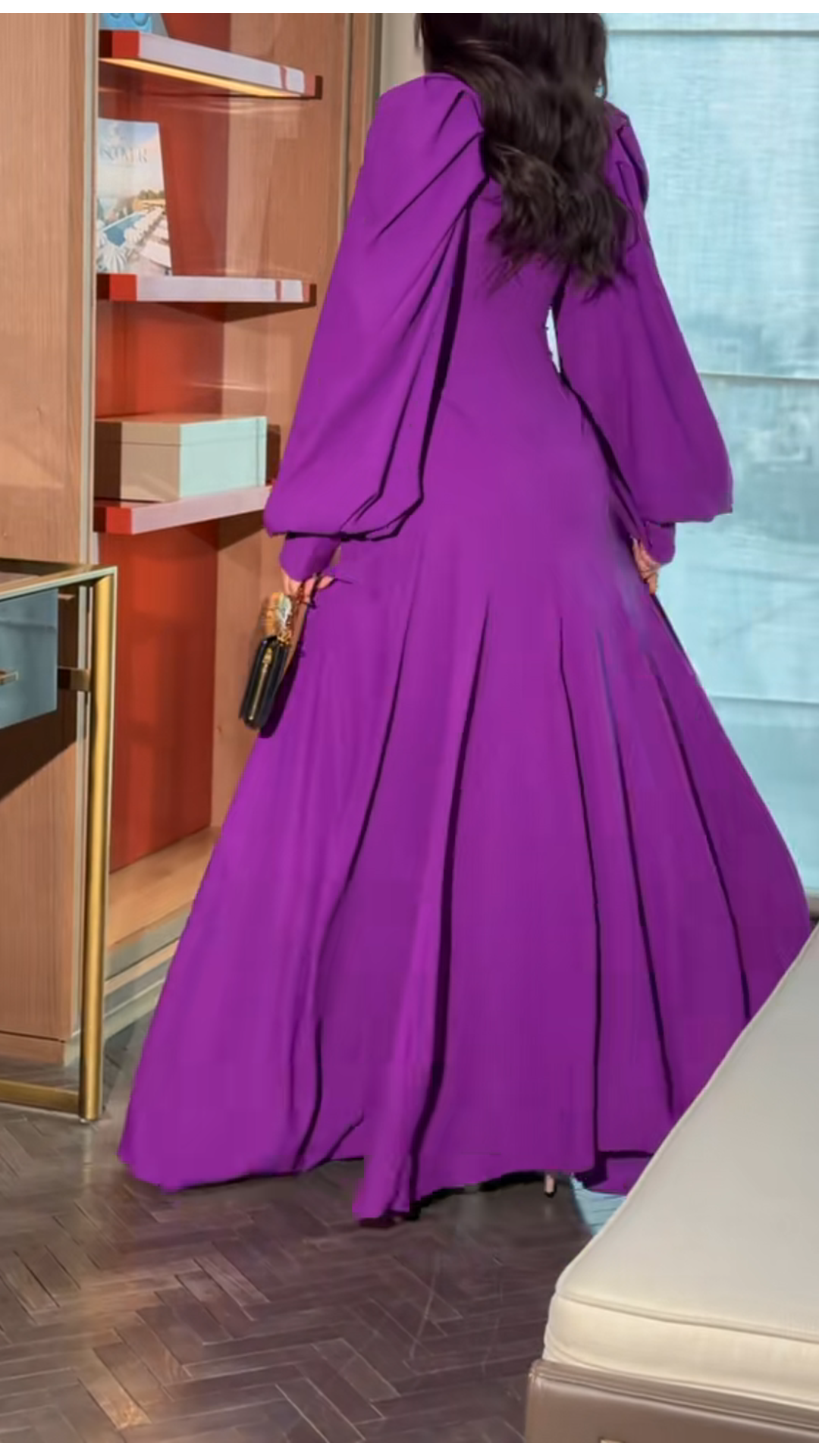 Charming purple dress