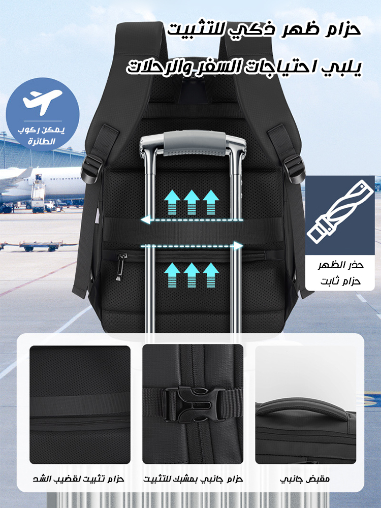 Men's Large Capacity Backpack - Business Trip/Short Distance Travel