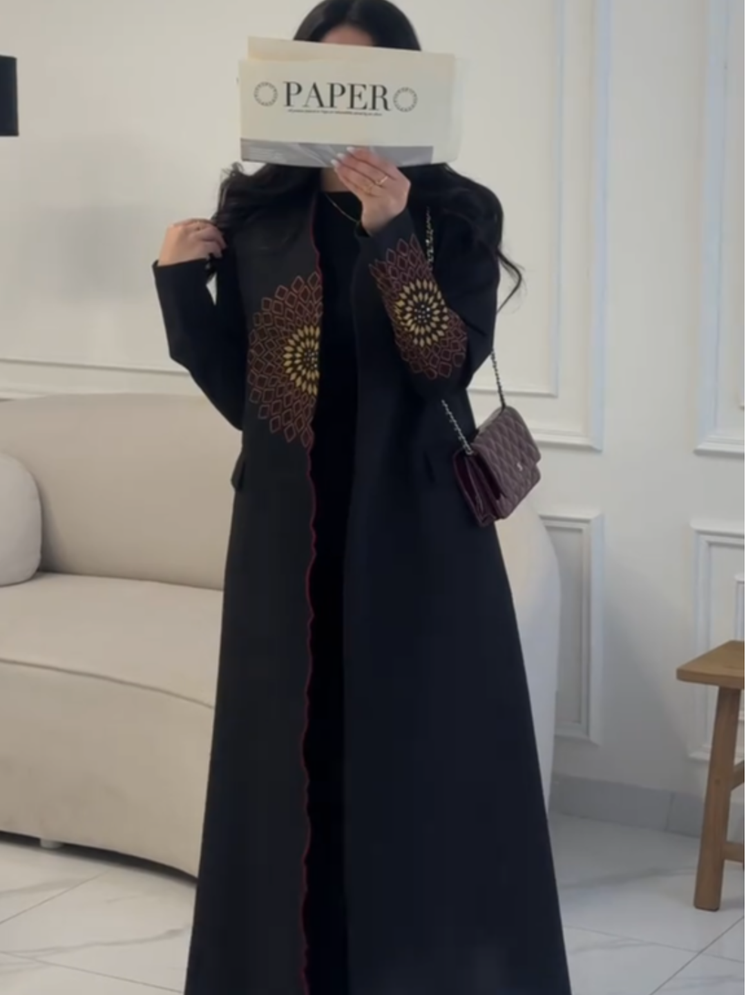 Sunflower Heavy Embroidery Robe