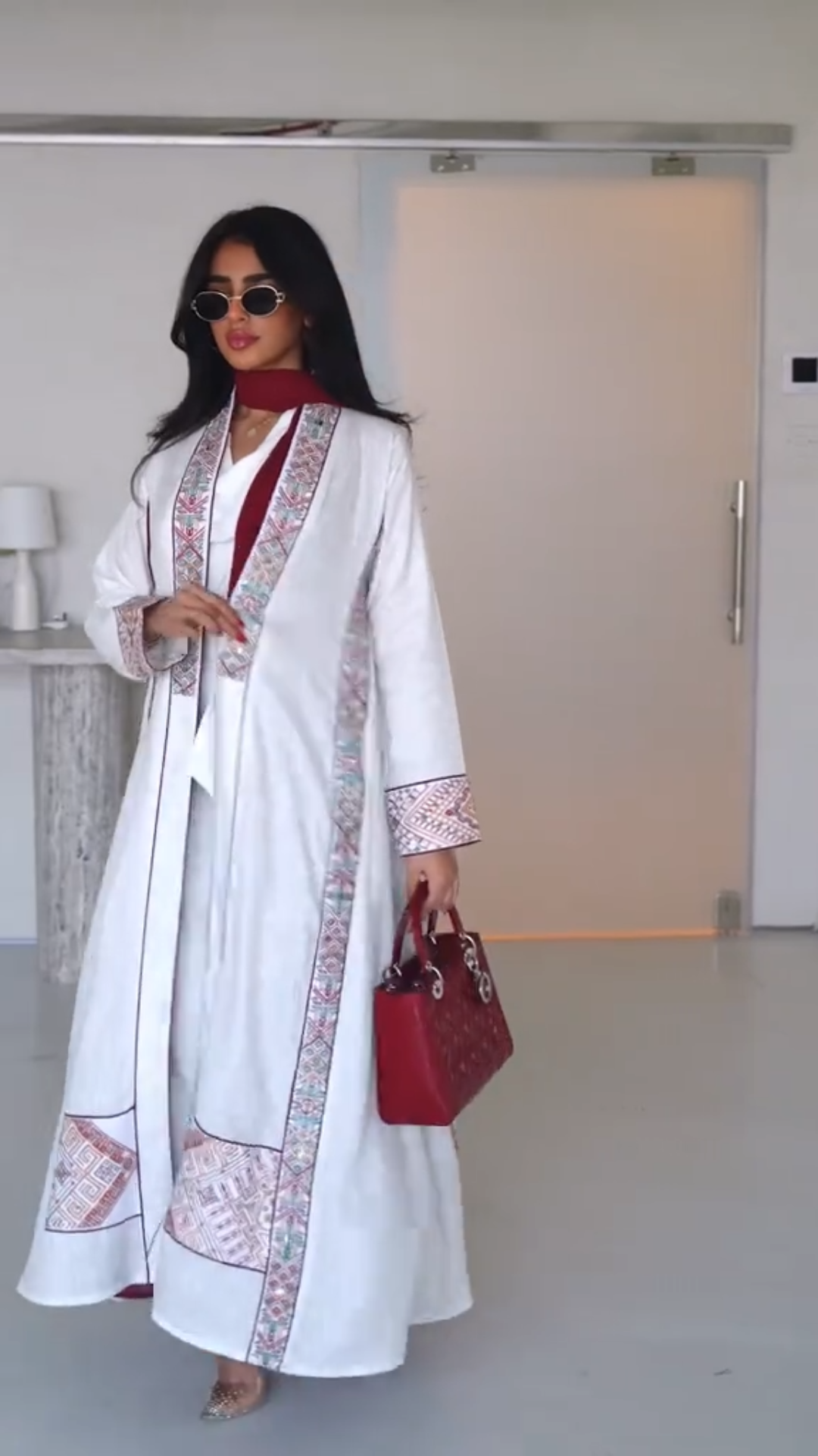 Fashion new splicing loose long jacket