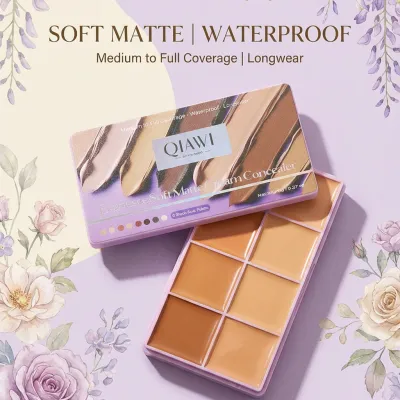 8-Shade Gradient Concealer & Contour Compact Palette