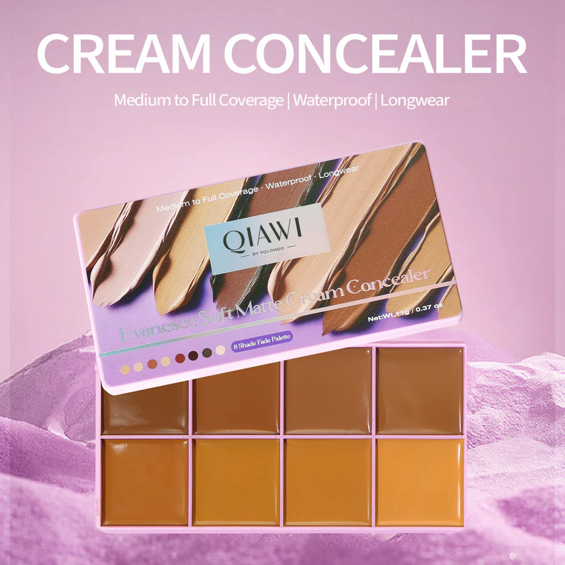 8-Shade Gradient Concealer & Contour Compact Palette
